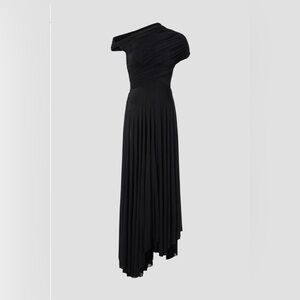 ($1,185 retail) Philosophy di Lorenzo Serafini Black One-Shoulder Dress sz 0